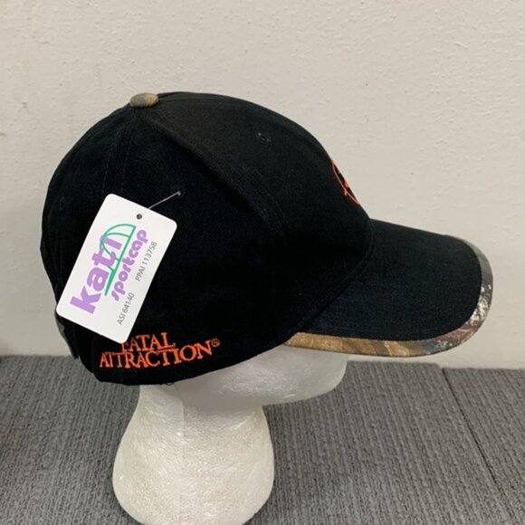 Fatal Attraction Baseball Hat Mens OSFA Black Mossy Oak Breakup Camo Deer Kati - Picture 8 of 13